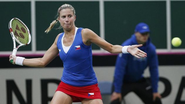 Česká tenistka Andrea Hlaváčková na archivním snímku. Česká tenistka Andrea Hlaváčková na archivním snímku.