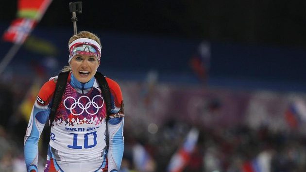 Biatlonistka Gabriela Soukalová to dokázala! Ze Soči neodjede s prázdnou, v závodu s hromadným startem na 12,5 vybojovala stříbro. Biatlonistka Gabriela Soukalová to dokázala! Ze Soči neodjede s prázdnou, v závodu s hromadným startem na 12,5 vybojovala stříbro.