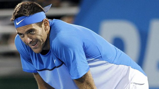 Zklamaný argentinský tenista Juan Martín Del Potro. Zklamaný argentinský tenista Juan Martín Del Potro.