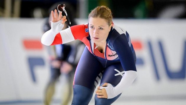 Česká rychlobruslařka Karolína Erbanová. Česká rychlobruslařka Karolína Erbanová.
