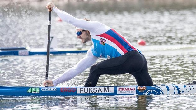 Kanoista Martin Fuksa na mistrovství světa v Račicích. Kanoista Martin Fuksa na mistrovství světa v Račicích.