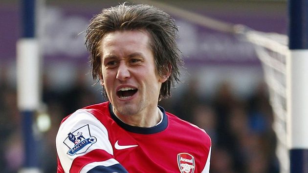 Tomáš Rosický už je zase fit. Tomáš Rosický už je zase fit.