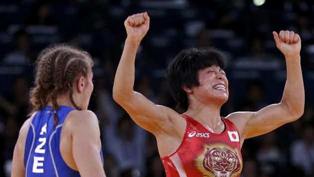 Japonská zápasnice Hitomi Obaraová vybojovala v Londýně zlato ve váze do 48 kg. Japonská zápasnice Hitomi Obaraová vybojovala v Londýně zlato ve váze do 48 kg.