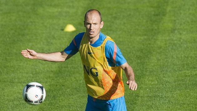 Nizozemská hvězda Arjen Robben Nizozemská hvězda Arjen Robben