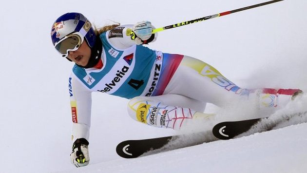 Americká lyžařka Lindsay Vonnová. Americká lyžařka Lindsay Vonnová.