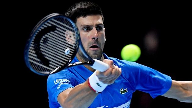 Novak Djokovič na šestý triumf na Turnaji mistrů letos nedosáhne. Novak Djokovič na šestý triumf na Turnaji mistrů letos nedosáhne.