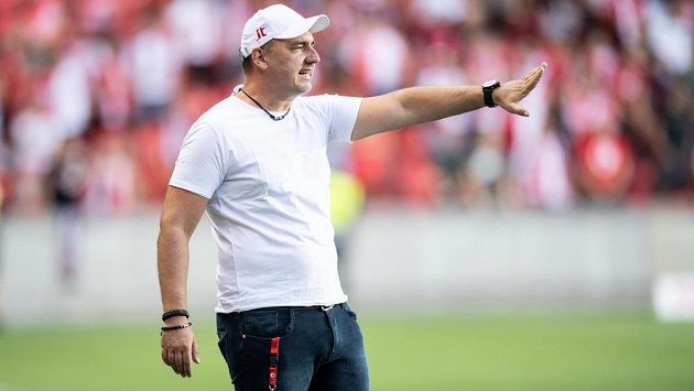 Trenér Slavie Praha Jindřich Trpišovský Trenér Slavie Praha Jindřich Trpišovský
