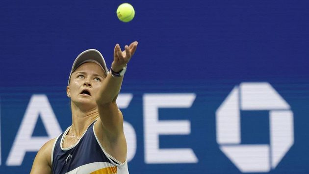 Tenistka Barbora Krejčíková na US Open. Tenistka Barbora Krejčíková na US Open.
