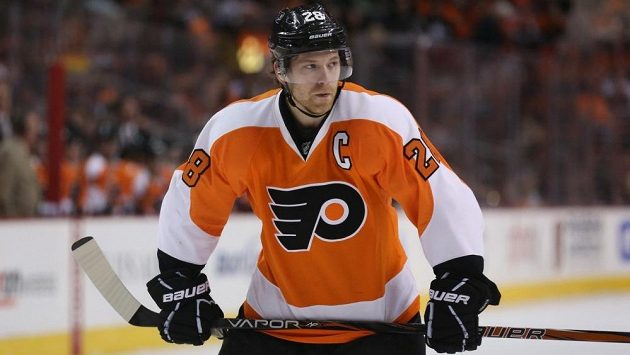 Útočník Philadelphie Claude Giroux. Útočník Philadelphie Claude Giroux.