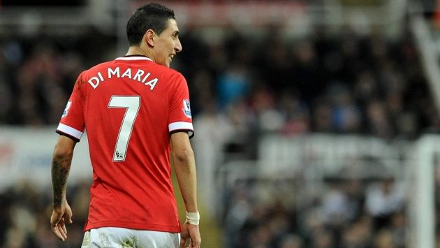 Argentinský záložník Ángel Di María. Argentinský záložník Ángel Di María.
