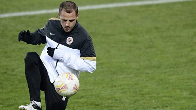 Sparťanský záložník Marek Matějovský. Sparťanský záložník Marek Matějovský.