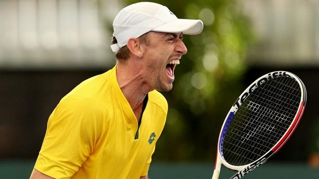 Australský tenista John Millman. Australský tenista John Millman.