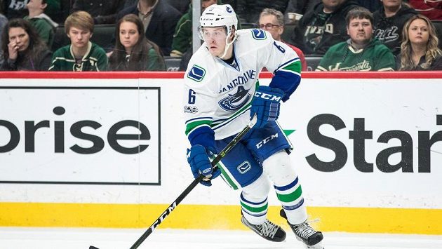 Útočník Vancouveru Brock Boeser. Útočník Vancouveru Brock Boeser.