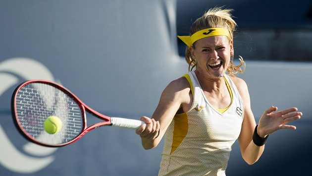 Marie Bouzková během zápasu Marie Bouzková během zápasu