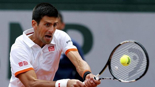 Světová tenisová jednička Novak Djokovič ve třetím kole French Open. Světová tenisová jednička Novak Djokovič ve třetím kole French Open.