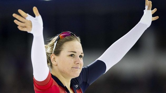 Rychlobruslařka Karolína Erbanová. Rychlobruslařka Karolína Erbanová.