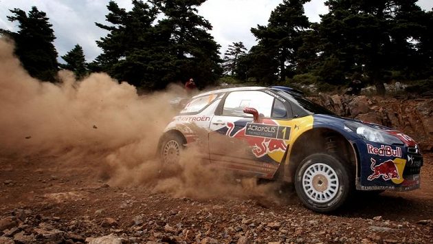 Sebastien Loeb na trati Akropolis rallye. Sebastien Loeb na trati Akropolis rallye.