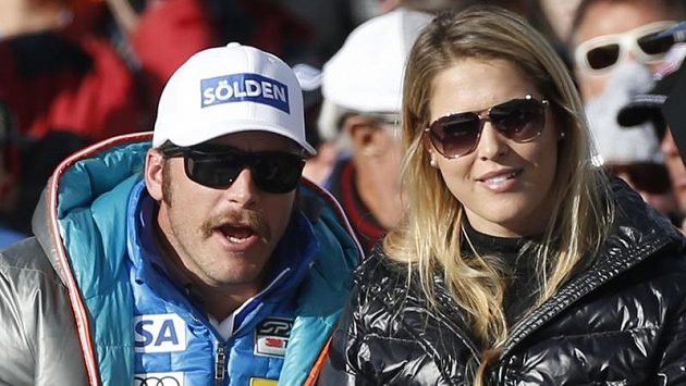 Američan Bode Miller (vlevo) se svou ženou Morgan Beckovou. Američan Bode Miller (vlevo) se svou ženou Morgan Beckovou.