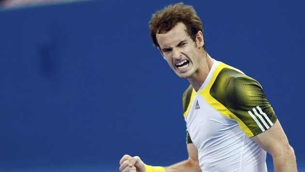 Murrayho oslavné gesto v zápase s Dimitrovem. Murrayho oslavné gesto v zápase s Dimitrovem.