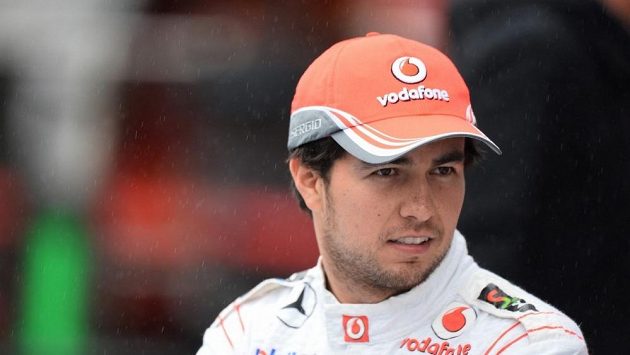 Pilot formule 1 Sergio Pérez z Mexika. Pilot formule 1 Sergio Pérez z Mexika.