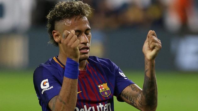 Brazilec Neymar slaví gól v dresu Barcelony. Dočkáme se brzy změny? Brazilec Neymar slaví gól v dresu Barcelony. Dočkáme se brzy změny?