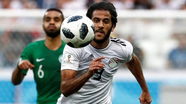 Egypťan Marván Muhsín pílí na zteč. Egypťan Marván Muhsín pílí na zteč.