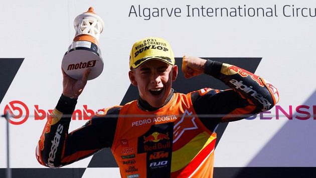 L’Espagnol Acosta a été le premier nouveau venu de l’histoire à remporter le titre Moto3