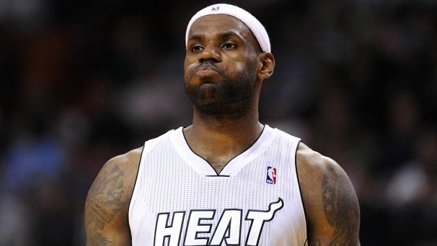 Basketbalista Miami LeBron James. Basketbalista Miami LeBron James.