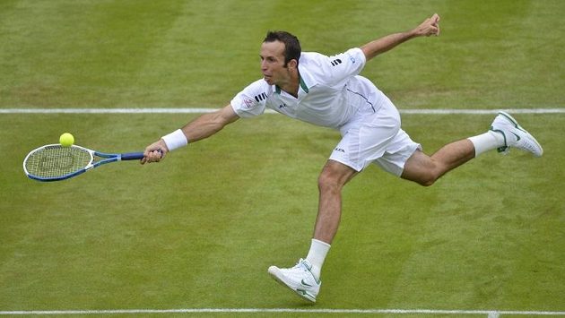 Radek Štěpánek na letošním Wimbledonu Radek Štěpánek na letošním Wimbledonu
