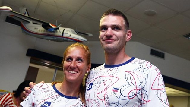 Veslaři Miroslava Knapková a Ondřej Synek Veslaři Miroslava Knapková a Ondřej Synek