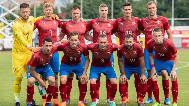 Mužstvo české reprezentace před duelem s Nigérií. Mužstvo české reprezentace před duelem s Nigérií.