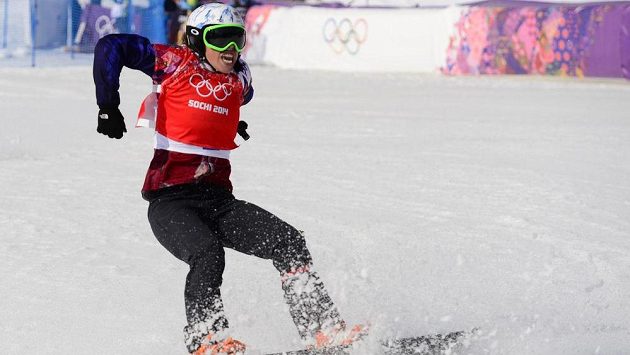 Snowboardkrosařka Eva Samková na olympiádě v Soči. Snowboardkrosařka Eva Samková na olympiádě v Soči.