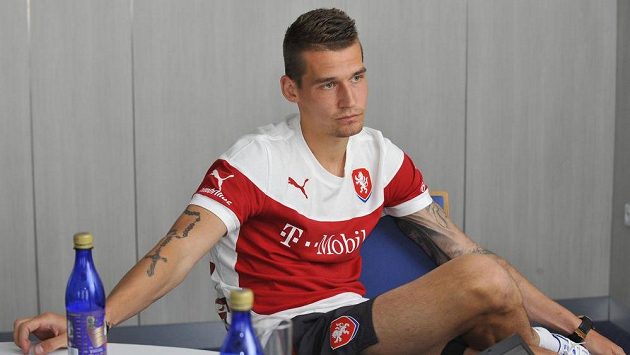 Obránce české fotbalové reprezentace Lukáš Hejda Obránce české fotbalové reprezentace Lukáš Hejda