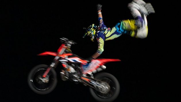 Český freestyle motokrosař Petr Pilát. Český freestyle motokrosař Petr Pilát.