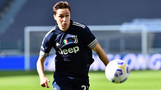 Federico Chiesa z Juventusu v akci - ilustrační foto Federico Chiesa z Juventusu v akci - ilustrační foto