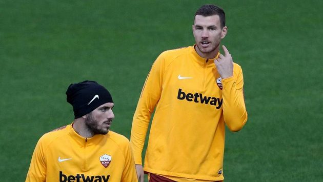 Edin Džeko bude AS Řím v zápase proti Plzni chybět Edin Džeko bude AS Řím v zápase proti Plzni chybět