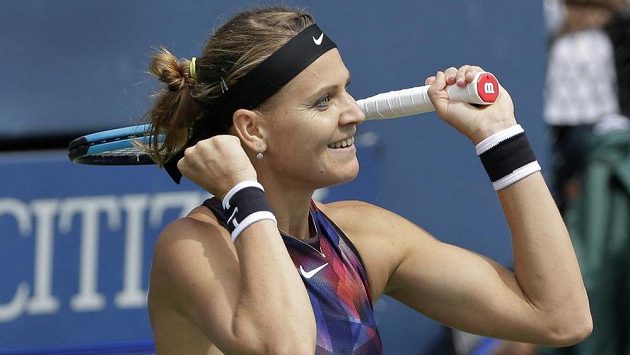 Postupová radost Lucie Šafářové ve 3. kole US Open. Postupová radost Lucie Šafářové ve 3. kole US Open.