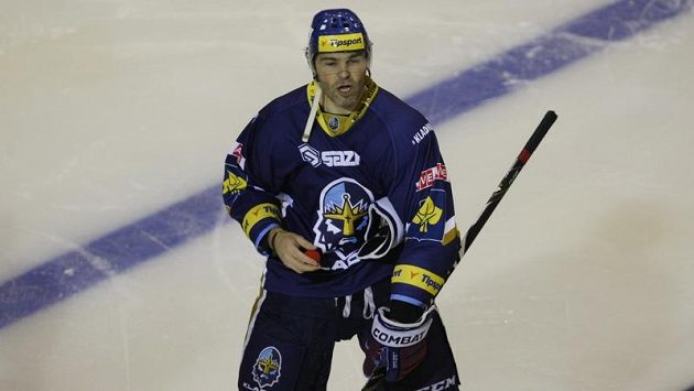 Jaromír Jágr v dresu Kladna. Jaromír Jágr v dresu Kladna.