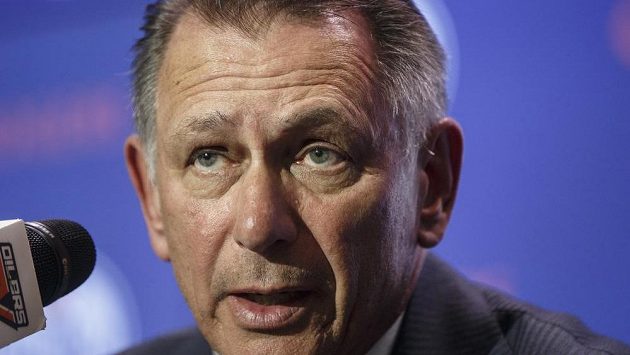 Nový generální manažer Edmontonu Ken Holland. Nový generální manažer Edmontonu Ken Holland.