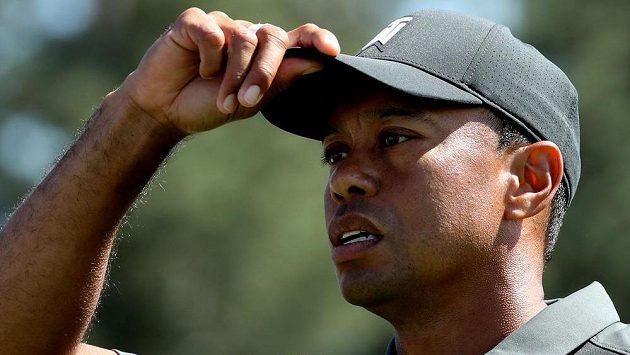 Tiger Woods v Augustě. Tiger Woods v Augustě.