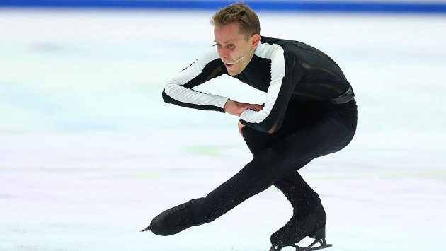 Michal Březina během volné jízdy na ME. Michal Březina během volné jízdy na ME.