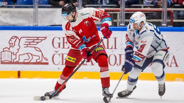 Zleva Lukáš Nahodil z Olomouce a Daniel Rákos z Brna. Zleva Lukáš Nahodil z Olomouce a Daniel Rákos z Brna.