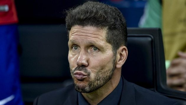 Trenér Atlética Madrid Diego Simeone. Trenér Atlética Madrid Diego Simeone.