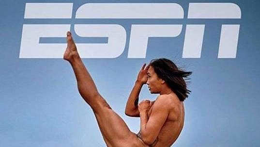 Michelle Watersonová, na titulní stránce časopisu ESPN. Michelle Watersonová, na titulní stránce časopisu ESPN.