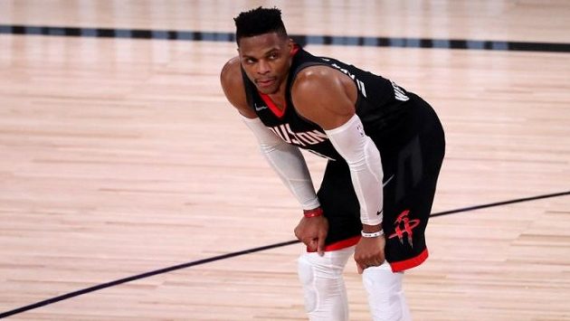 Americký basketbalista Russell Westbrook Americký basketbalista Russell Westbrook