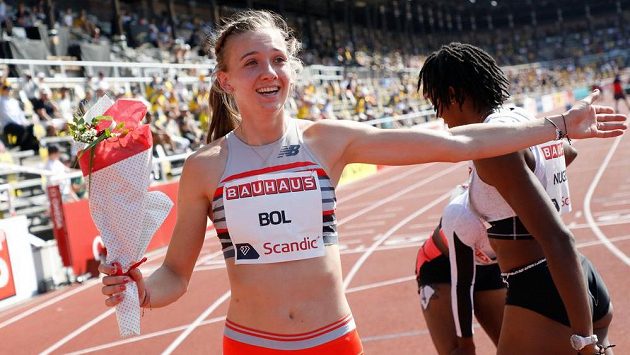 Femke Bolová zaběhla ve Stockholmu rekord mítinku na hladké čtvrtce. Femke Bolová zaběhla ve Stockholmu rekord mítinku na hladké čtvrtce.
