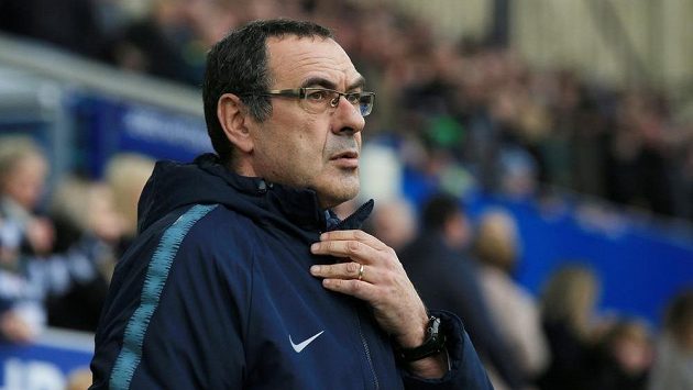 Manažer fotbalové Chelsea Maurizio Sarri. Manažer fotbalové Chelsea Maurizio Sarri.