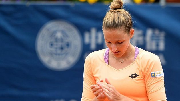Poražená finalistka tenisového turnaje Prague Open Kristýna Plíšková. Finálovou prohru oplakala. Poražená finalistka tenisového turnaje Prague Open Kristýna Plíšková. Finálovou prohru oplakala.
