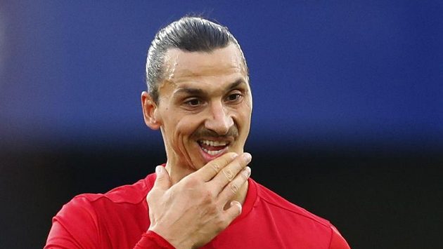 Útočník Manchesteru United Zlatan Ibrahimovic. Útočník Manchesteru United Zlatan Ibrahimovic.