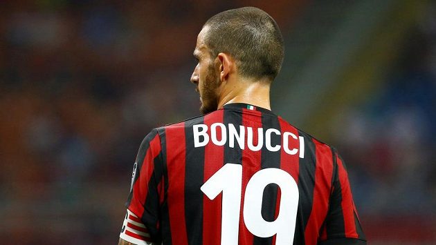 Leonardo Bonucci v dresu AC Milán. Leonardo Bonucci v dresu AC Milán.